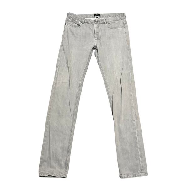 A.P.C. Petit New Standard Grey Jeans Men’s Size 33 Minimalist Normcore - Picture 2 of 6